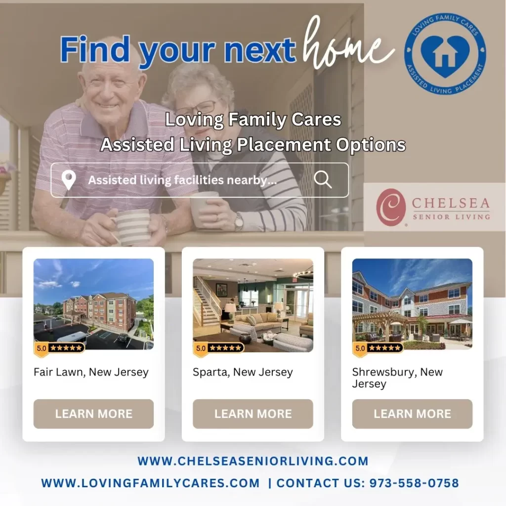 Chelsea senior living fairlawn sparta shrewsbury nj